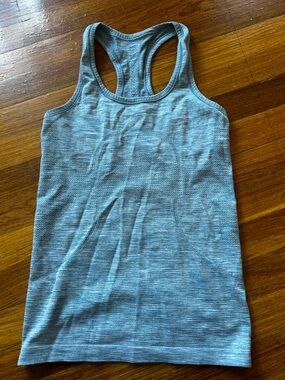 Lululemon Green grey Racerback Tank Top — Lightweight Athletic Style